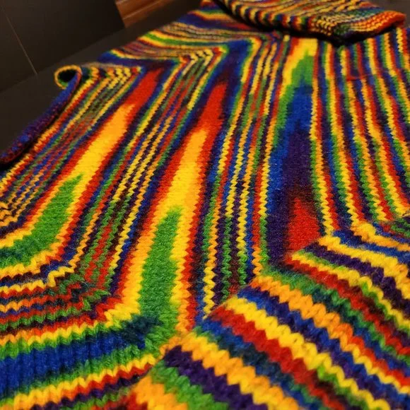 Handmade Rainbow Sweater - Picture 4 of 4